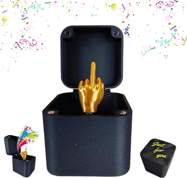 Middle Finger In A Box Of Fingers Surprise Gift Joke With Protruding Hand For Adults The Office (1 Pc) 1Pcs Party Gags & Tricks