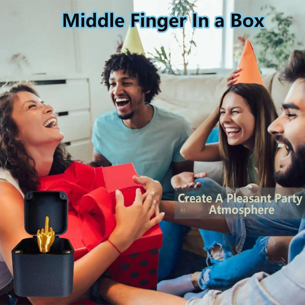 Middle Finger In A Box Of Fingers Surprise Gift Joke With Protruding Hand For Adults The Office (1 Pc) 1Pcs Party Gags & Tricks