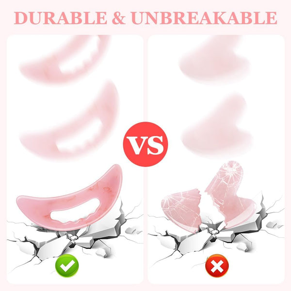 Large Gua Sha Massager Lymphatic Drainage & Cellulite For Legs Face Back Pain Relief Pink Massagers