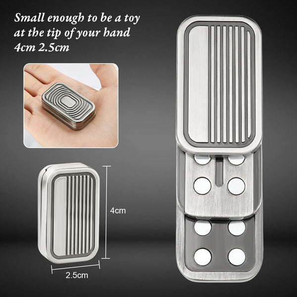 Metal Fidget Slider Toy Edc For Adults Stress Relief Anxiety Fidget Blocks