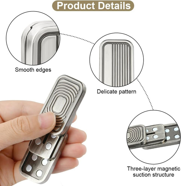 Metal Fidget Slider Toy Edc For Adults Stress Relief Anxiety Fidget Blocks