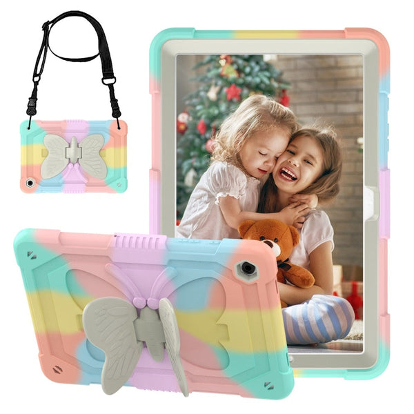 Compatible With Samsung Galaxy Tab A9 Plus 463 Butterfly Shockproof Hybrid Case Cases Covers & Skins