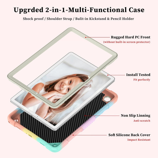 Compatible With Samsung Galaxy Tab A9 Plus 463 Butterfly Shockproof Hybrid Case Cases Covers & Skins