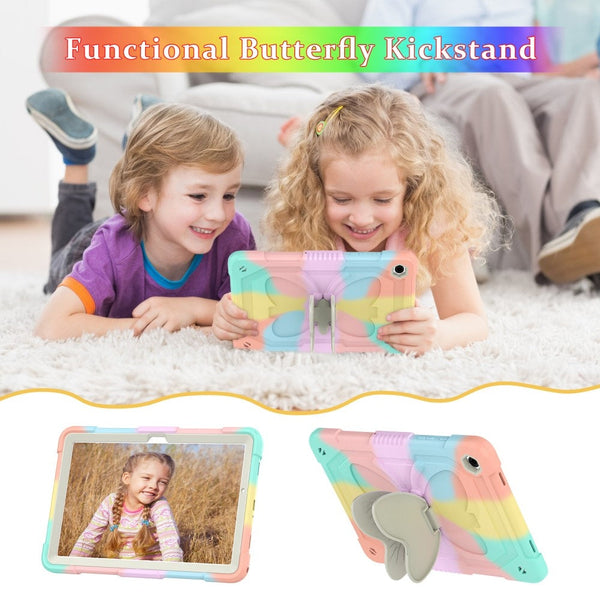 Compatible With Samsung Galaxy Tab A9 Plus 463 Butterfly Shockproof Hybrid Case Cases Covers & Skins