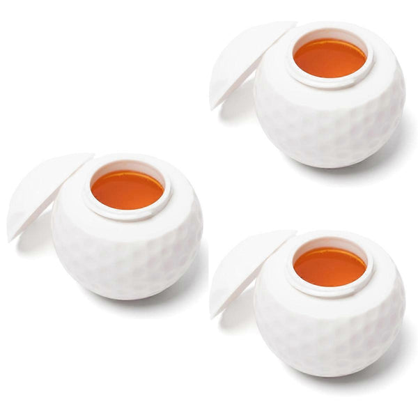 Golf Ball Shot Glasses Set Of 3 Plastic Textured Surface Other Barware