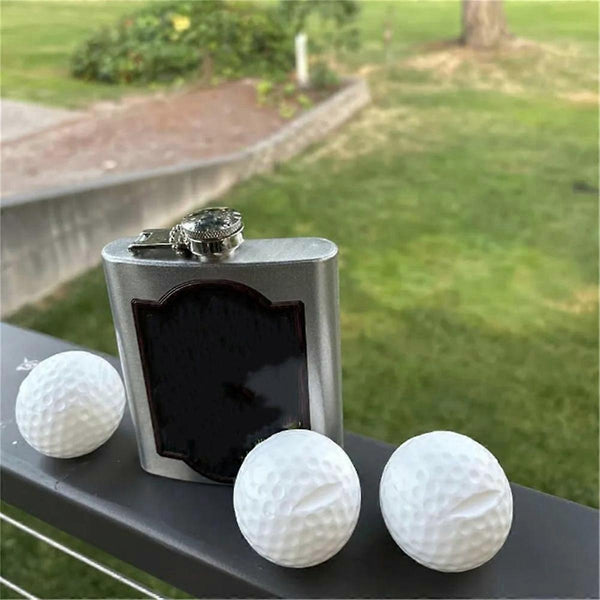 Golf Ball Shot Glasses Set Of 3 Plastic Textured Surface Other Barware
