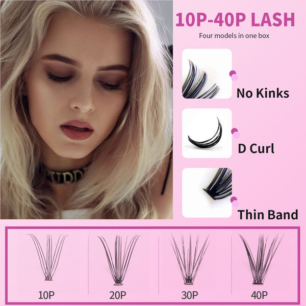 Individual Eyelashes Diy Kit Eyelash Extensions