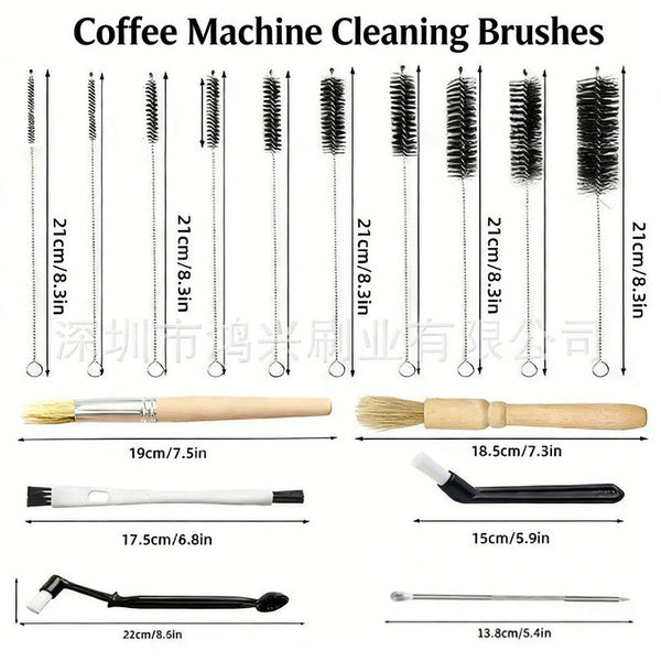 6 Piece Coffee Machine Cleaning Brush Set With Dosing Needle Other Coffee Tea & Espresso Makers