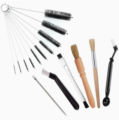 16 Piece Professional Coffee Machine Cleaning Brush Set For Deep Other Coffee Tea & Espresso Makers