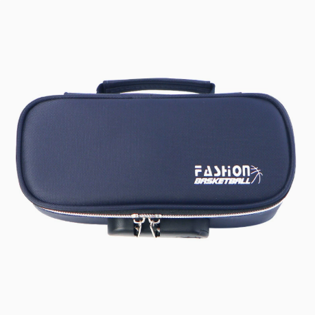 Large Capacity Pencil Case With 4 Compartments Canvas Pouches Multilayer Organizers Bag Oxford Fabric Pencil(Blue) Pencil Cases