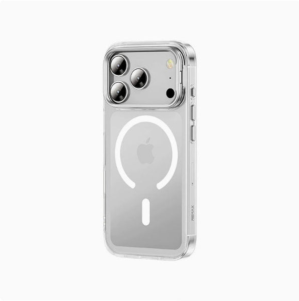 A Phone Case For Iphone 17 Pro Max With Stand And Camera Control Cover Magsafe Compatible Shockproof Magnetic Scratch Resistant (Silver). Cases Covers