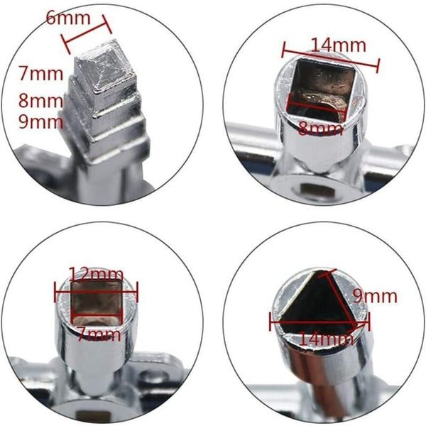 Universal Electrical Cabinet Key Set Multi Tools