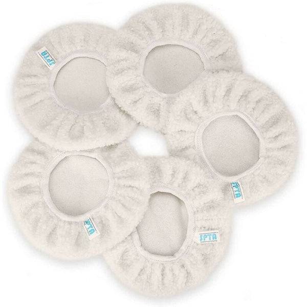 Polishing Bonnet 5 Pieces (230 250Mm) Bonnets Electric For Car Wool Waxing Pads Most Buffers & Polishers