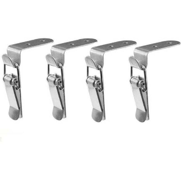 Ersandy 4 Pcs Toggle Latchlever Spring Loaded Stainless Steel For Toolboxlock Leverdrawer Other Tool Storage