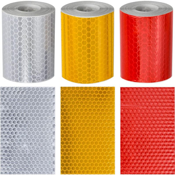 3 Rolls Reflective Tape 3M X 50Mm Bicycle Spoke Reflector For Vehicles Lights & Reflectors