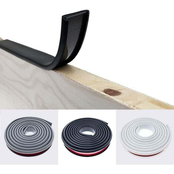 2M Black U Shape 16Mm Adhesive Tpe Edge Banding For Furniture Protection Edge & Corner Guards