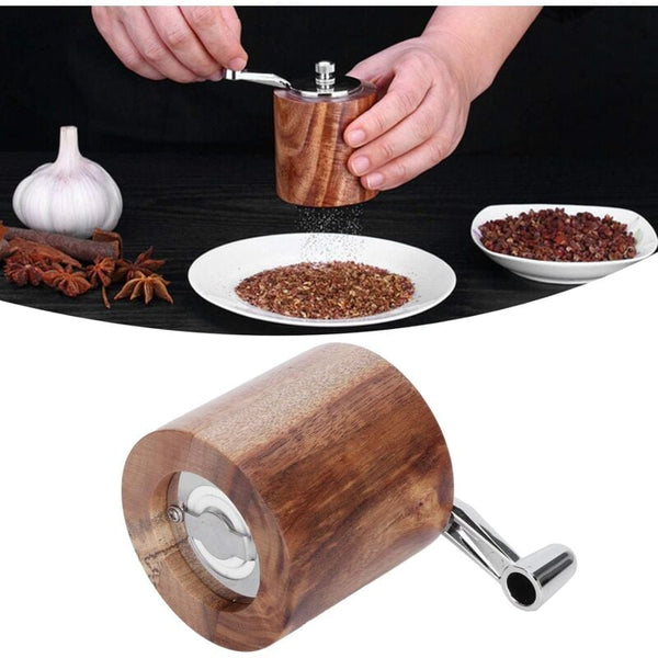 Spice Grinder Manual Pepper Mill Grinding Tool With Long Crank For Home Restaurant Salt & Pepper