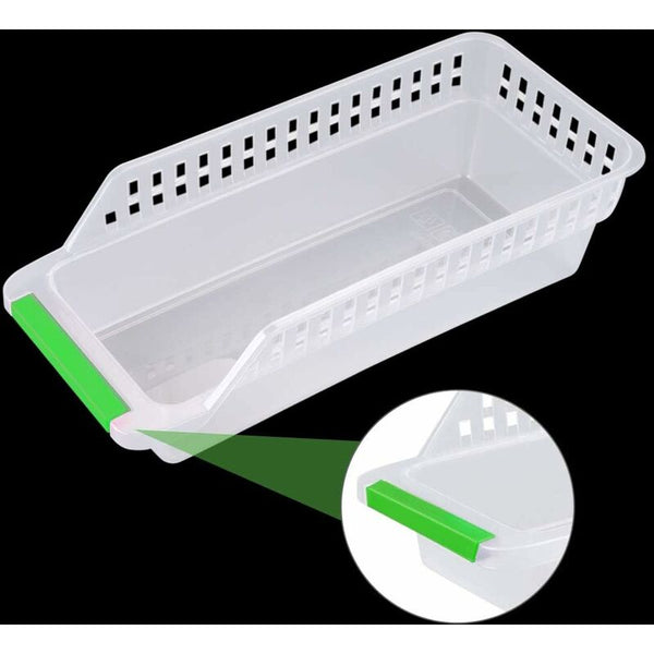 Fridge Organizer Refrigerator Stackable Basket Plastic Storage For Home Kitchen Collection Other Kitchen Storage