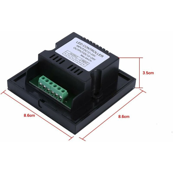 Led Dimmer Switchfydun Dimmable Touch Panel Single Color Wall Controller Light Bar Electrical Switches & Dimmers