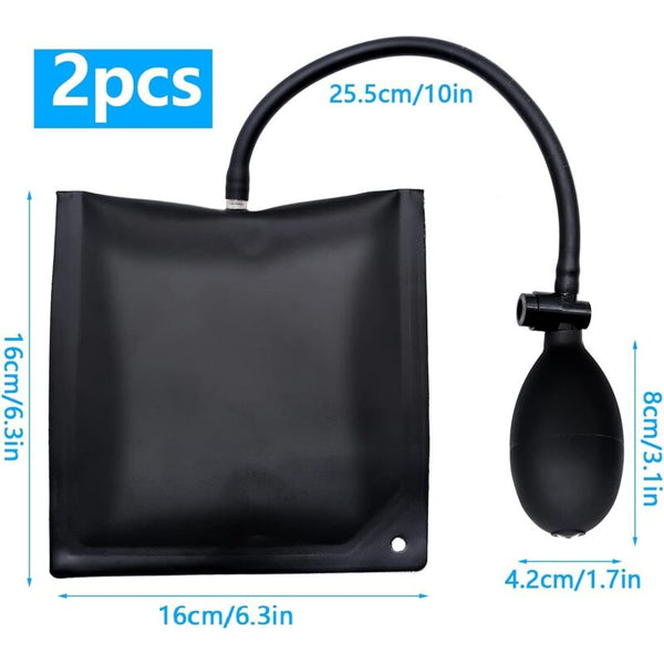 2 Pcs Mounting Cushion Air Wedge Inflatable Lifting Tools For Installing Windows Shutters Doors Air Pumps