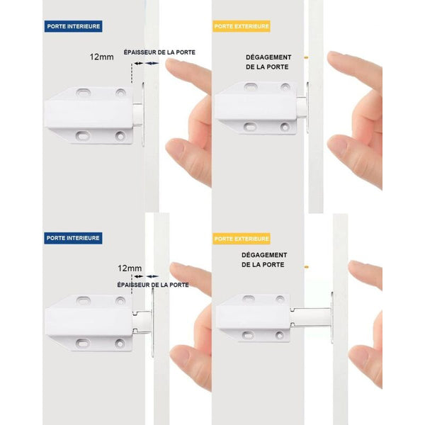 Push To Open 4 Pieces Door Cupboard Magnet Closure For Cabinet Drawer System Magnetic Latch Lock Cabinets & Cupboards