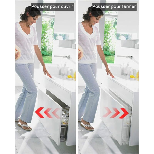 Push To Open 4 Pieces Door Cupboard Magnet Closure For Cabinet Drawer System Magnetic Latch Lock Cabinets & Cupboards