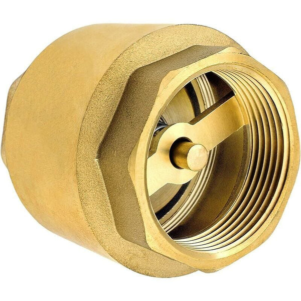 1 Inch Brass Check Valve High Quality Heavy Duty Rustproof Leakproof For Pump Fountain Washing Machine Garden Rain Connectors Valves & Accessories