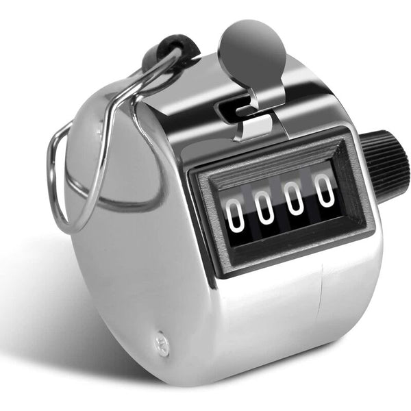 4 Digit Manual Counter Passage For People Golf Sport Trainer School Stroke Counters