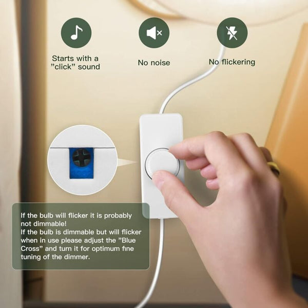 3W 100W Led Dimmer Switch & 220 240V Rotary With Smart Dimmable Knob For Lights And More. Electrical Switches & Dimmers