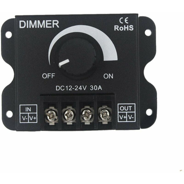 Led Dimmer Controller 12V 24V 30A Pwm 360W For Strips Or Light Electrical Switches & Dimmers