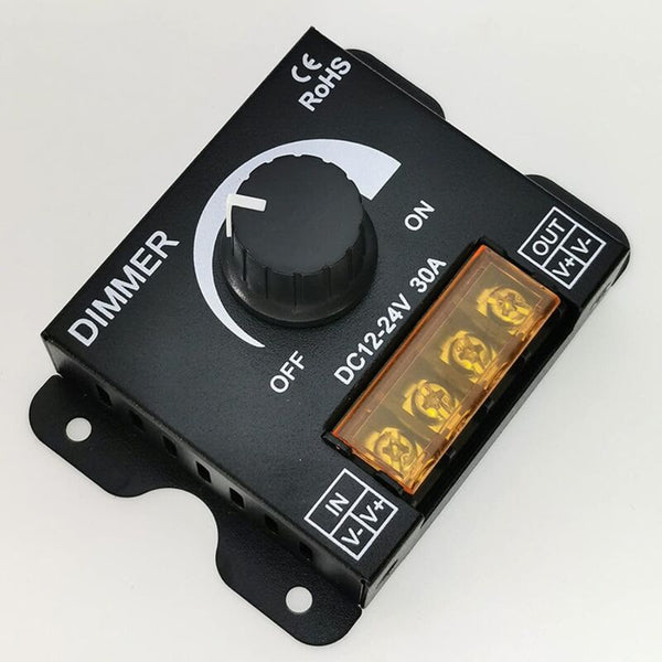 Led Dimmer Controller 12V 24V 30A Pwm 360W For Strips Or Light Electrical Switches & Dimmers