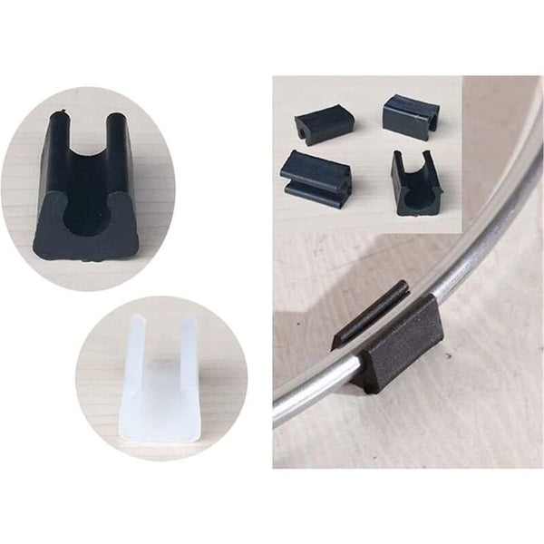 32Pcs U Shape Silicone Chair Leg Caps Floor Protectors & Noise Reducers Furniture Parts