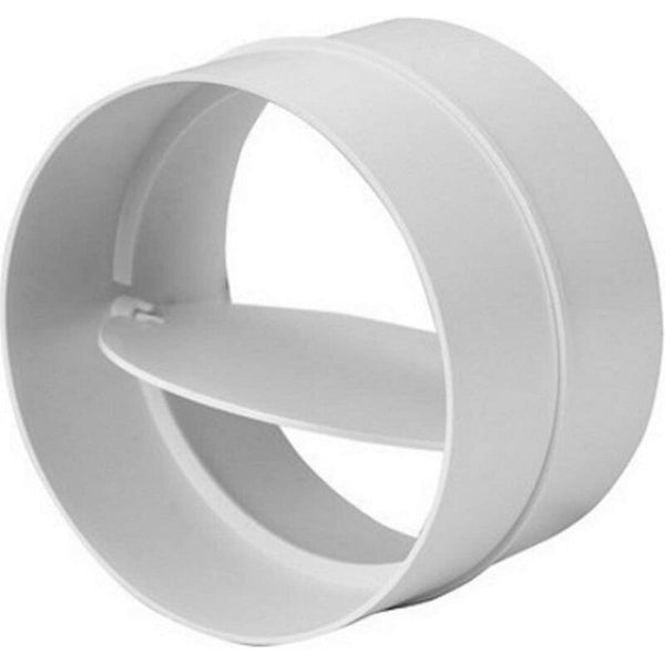 A 100Mm Connection With Non Return Valve Round Ventilation Pipe Exhaust Fans & Ventilators