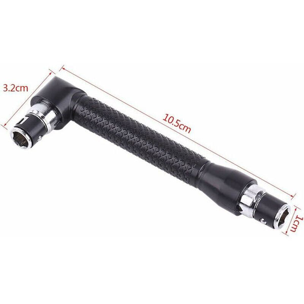 L Shaped Screwdriver Wrench With 10 Bits For Construction Workers Screwdrivers