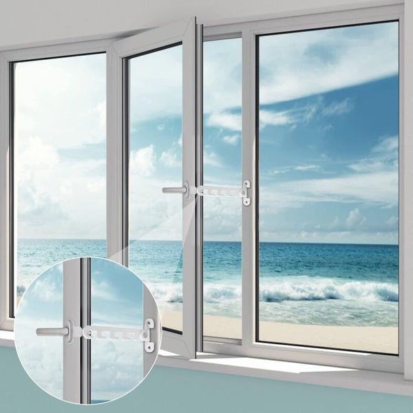 Ersandy Casement Window Restrictor 2 Pcs Comes With 4 Screws Lock Proof To Other Window Accessories
