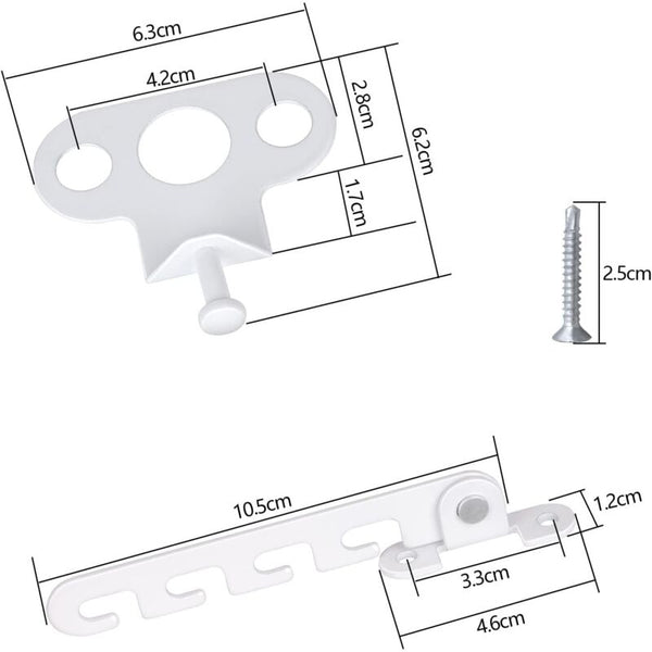 Ersandy Casement Window Restrictor 2 Pcs Comes With 4 Screws Lock Proof To Other Window Accessories