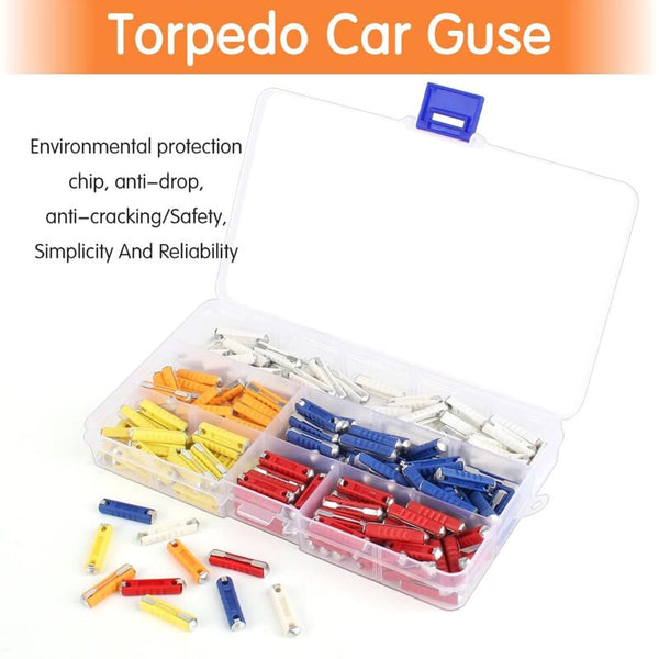 Torpedo Fuse 200 Pcs Car For Classic Motorcycle With Storage Box And Continental Wiring & Fuses