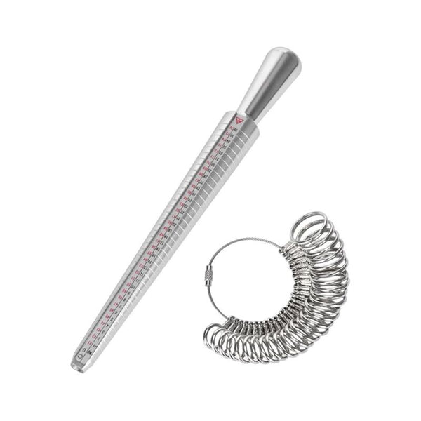 Ring Sizer Tool With 3 Scales (Uk Us Eu) Accurate Finger Sizing Jewellery Scales