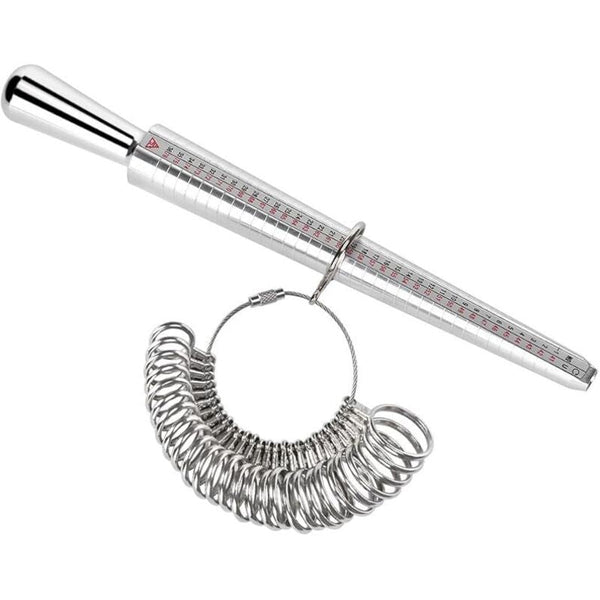Ring Sizer Tool With 3 Scales (Uk Us Eu) Accurate Finger Sizing Jewellery Scales