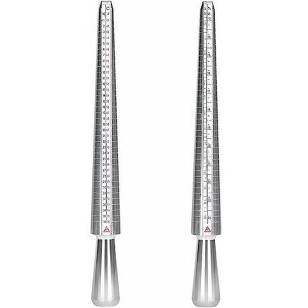 Ring Sizer Tool With 3 Scales (Uk Us Eu) Accurate Finger Sizing Jewellery Scales