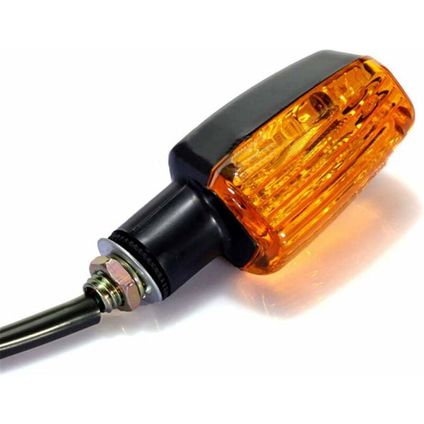 4X 12V Motorcycle Turn Signals Amber Universal Waterproof Indicators Other Lighting Parts