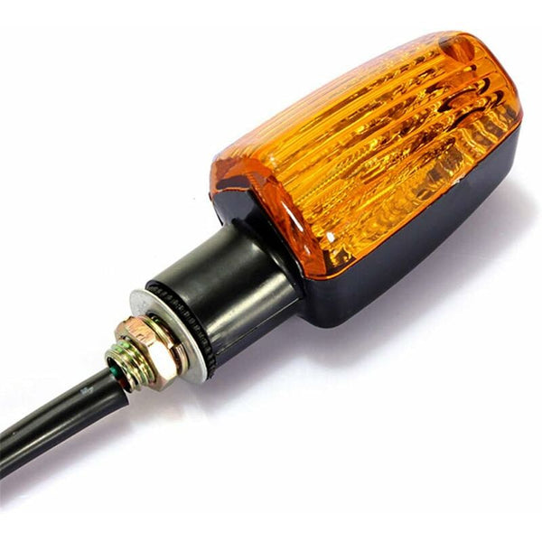 4X 12V Motorcycle Turn Signals Amber Universal Waterproof Indicators Other Lighting Parts