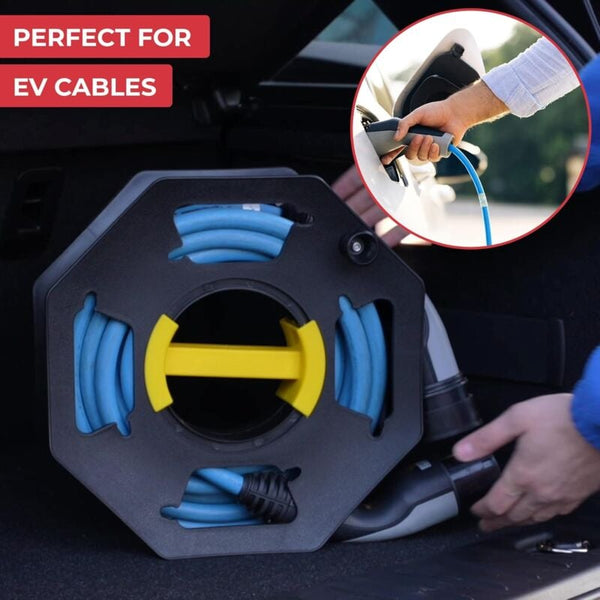 Cable Reel Manual Empty For Camping And Household Up To 25 Of Plastic Black Yellow Caravan Parts Accessories