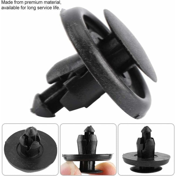Car Fender Clips Rivet Mudguard For Retainer Fasteners Hood 90467 07166 (50 Pcs) Mud Flaps