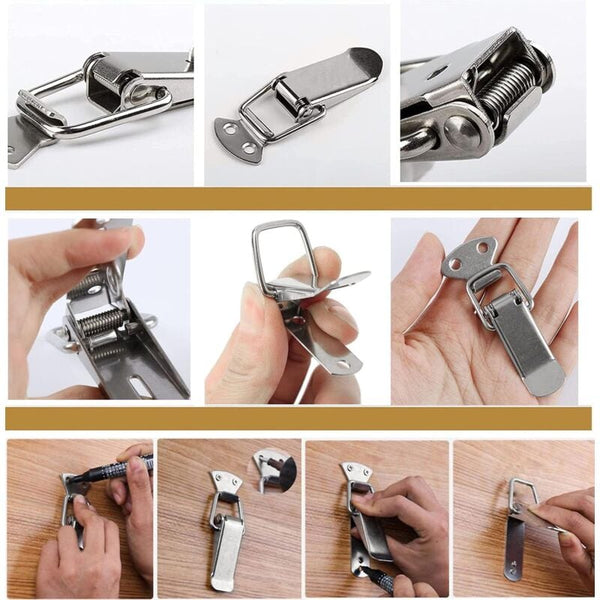 Stainless Steel Tension Clasp With Screws 56Mm Lever Other Door Hardware