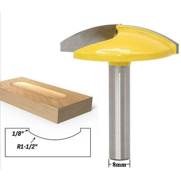 Curved And Horizontal Router Bit With 8Mm Shank Carbide Molding Cutter Professional Wood Cutting Tools44.2Mm Cutters & Trimmers