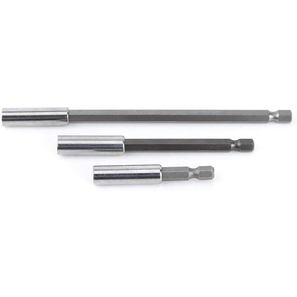 3 Pcs 1/4" Magnetic Bit Holder Screwdriver Extension Hex Shank 60Mm 100Mm 150Mm Hex Keys & Hex Wrenches