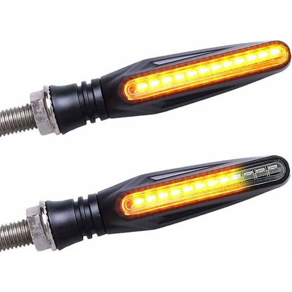 2 Pcs Universal Motorcycle Led Turn Signal Light Signals Daytime Running Flasher Bulb Other Lighting Parts