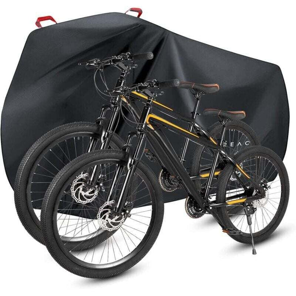 Waterproof Bike Cover Outdoor Protective For 1 Or 2 Bikes 210D Nylon Bicycle Rain With Lock Holes Bike Covers