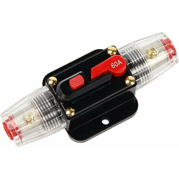 Car Circuit Breaker 12V 24V Dc Protection With Manual Reset Switch Fuse 60A Circuit Breakers